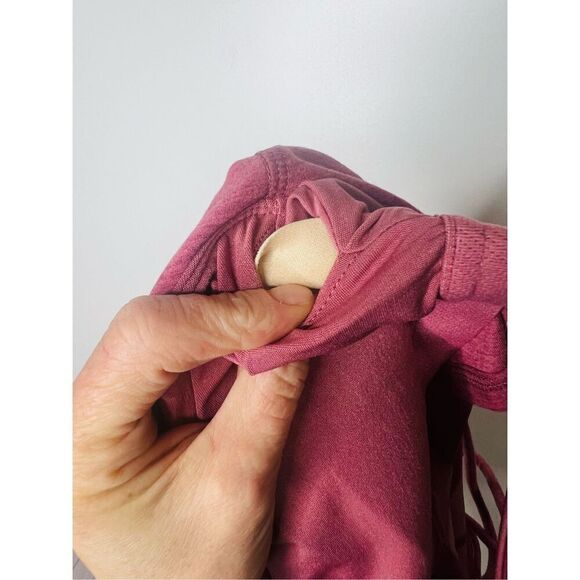 Jockey Supersoft Strappy Bra Mesa Ridge Heather Pink Mauve Sports Jog Bra NWT! - Picture 7 of 7